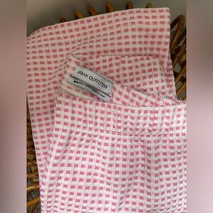 Urban outfitters gingham print pink biker shorts